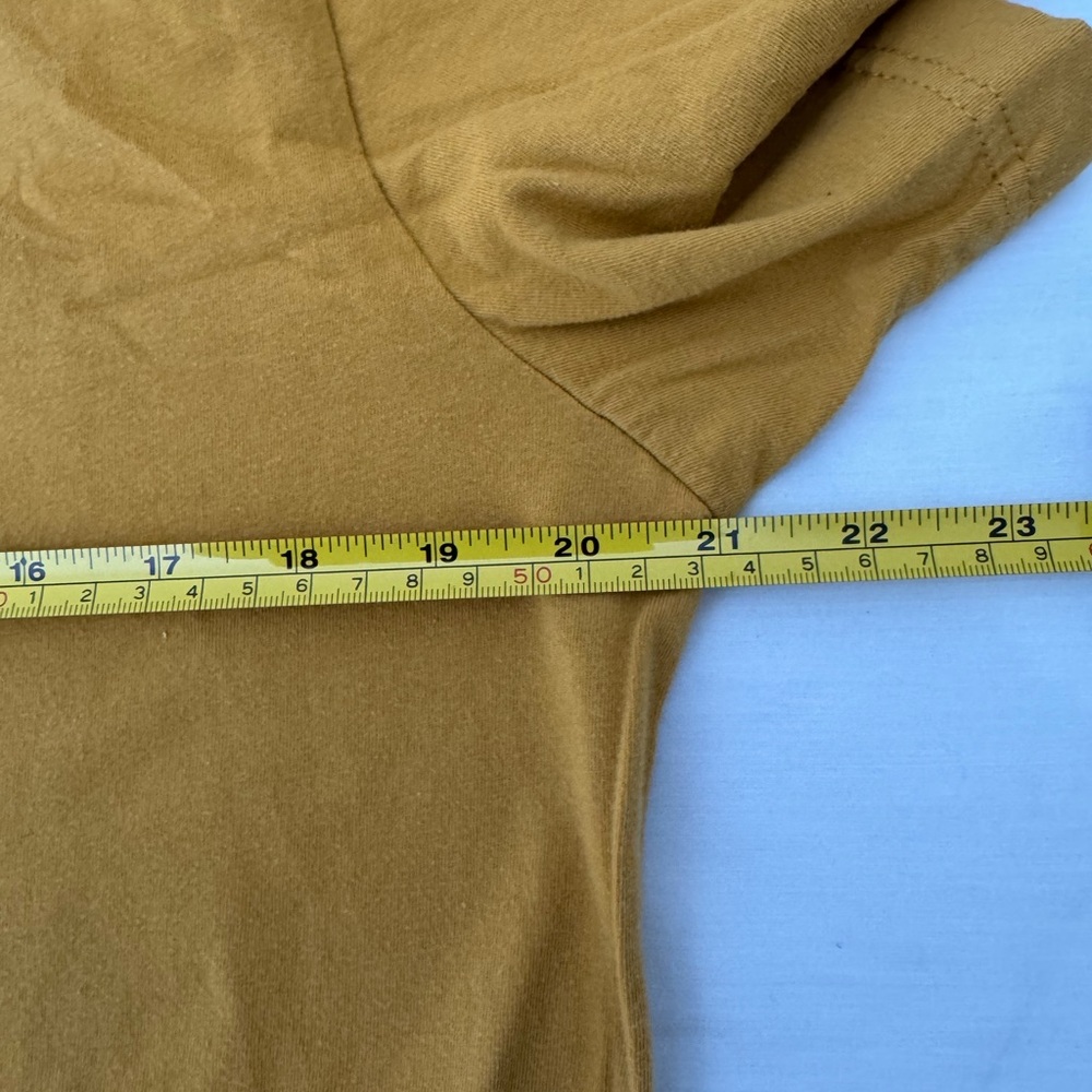 Funny Yellow Graphic Crop Top T-Shirt Corn on Cob Pun Tee Large - Picture 5 of 8